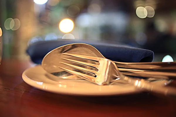 Served restaurant table — Stock Photo, Image