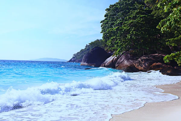 夏季海滩全景 — 图库照片