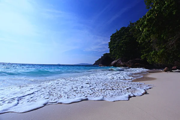 夏季海滩全景 — 图库照片