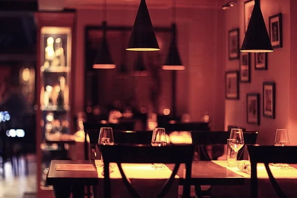 현대적 인 레스토랑 내부 — 스톡 사진