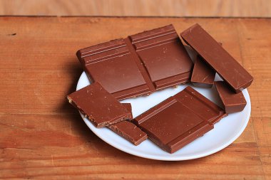 çikolata bar yığını