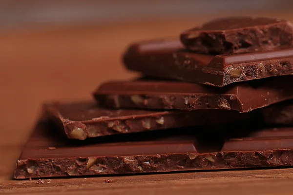 Chocolate escuro doce — Fotografia de Stock