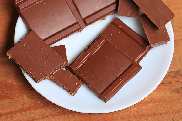 Chocolate escuro doce — Fotografia de Stock