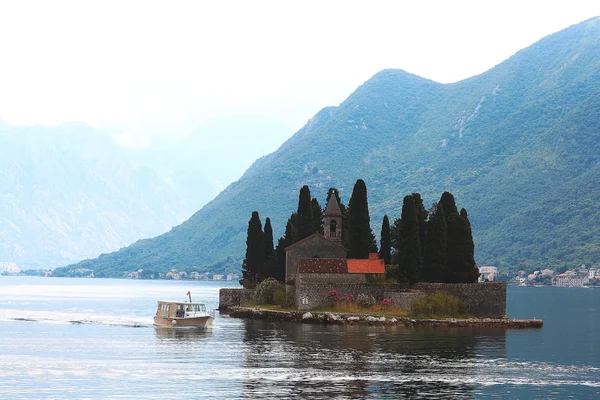 Paesaggio della baia in Montenegro — Foto Stock