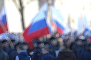 Bulanık insanlar kalabalık