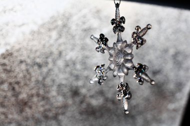 Dekoratif kar tanesi oyuncak