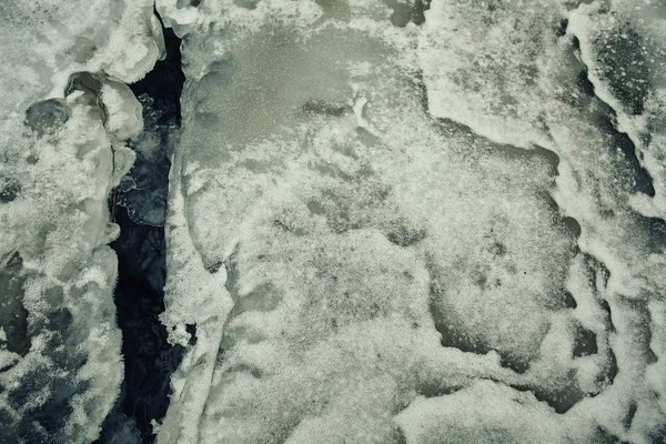 Kış buz tezcan — Stok fotoğraf
