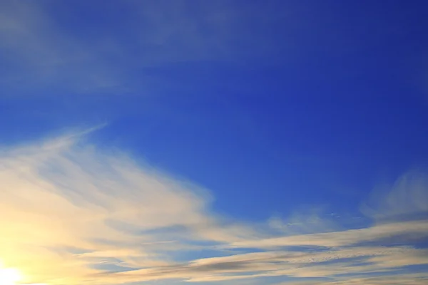 Blue sky with clouds — Stock Photo, Image