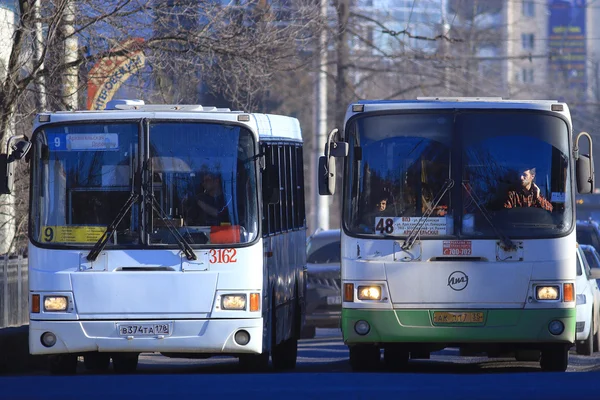 Linienbusse — Stockfoto