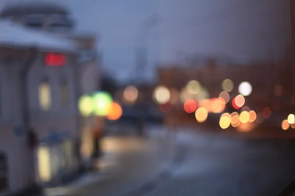 Blurred lights of city — Stock Photo, Image