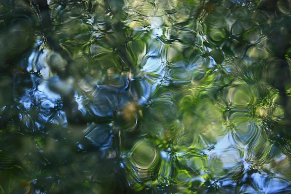 Fundo azul água verde — Fotografia de Stock