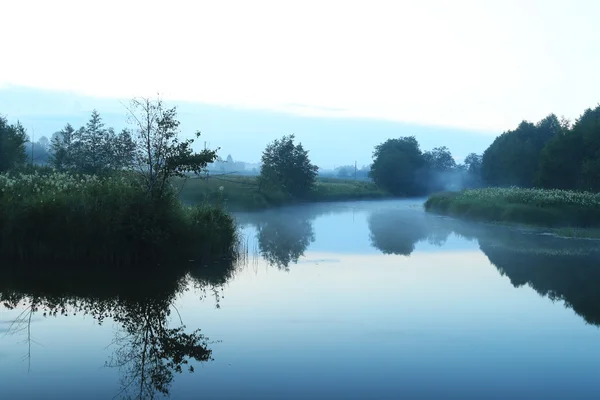 Lago paisagem para a pesca — Fotografia de Stock