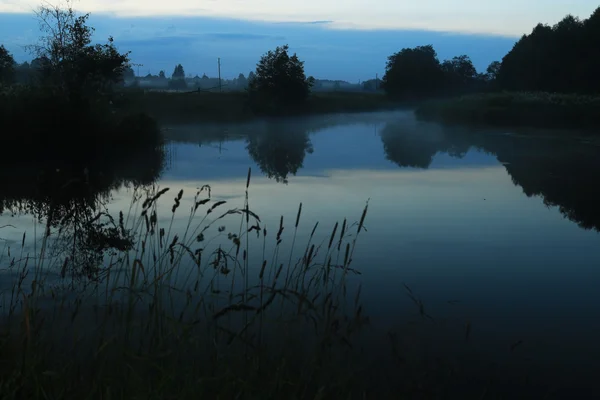 Landscape lake for fishing — Stock Photo, Image