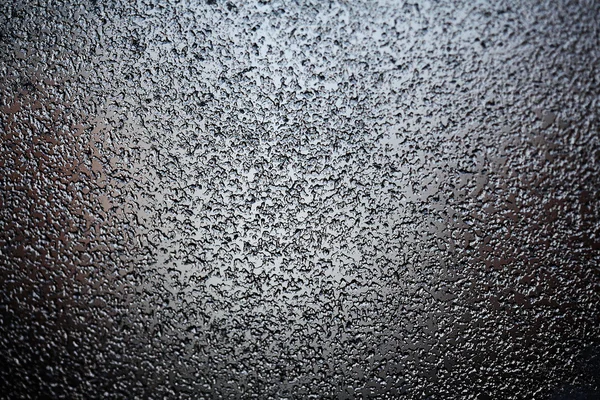 Textura de nieve sobre vidrio — Foto de Stock