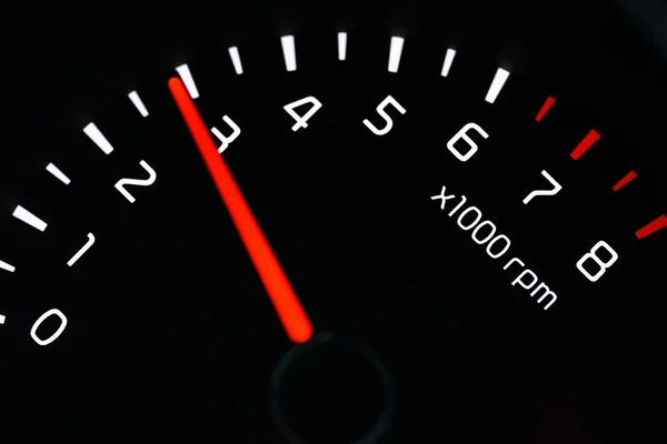 Car dashboard with tachometer — Stock Photo, Image