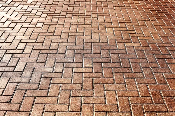 Tile paved roadway — Stock Photo, Image