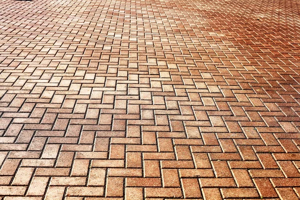 Tile paved roadway — Stock Photo, Image