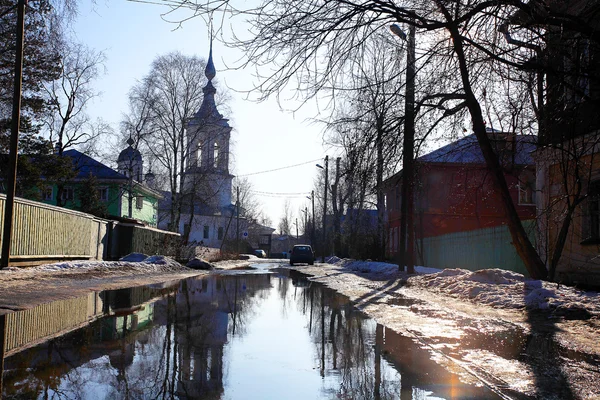 City park in spring — Stock Photo, Image