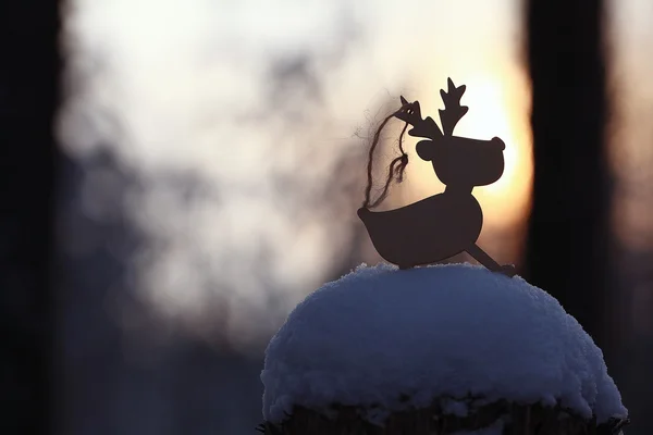 Ciervo juguete de Navidad — Foto de Stock