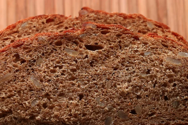 Close up of rye bread — Stock Photo, Image