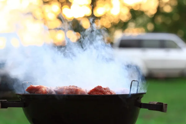 Maso, vaření na grilu — Stock fotografie