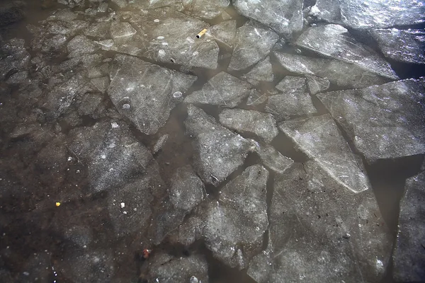 Texture des fissures de glace — Photo