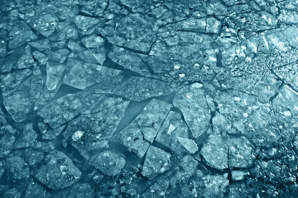 Texture of ice cracks — Stock Photo, Image