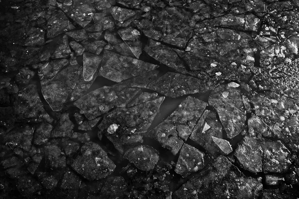 Текстура ледяных трещин — стоковое фото