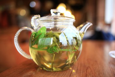 yiyecek ve içecek bir restoranda