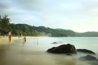 Deniz manzara sessiz Körfezi