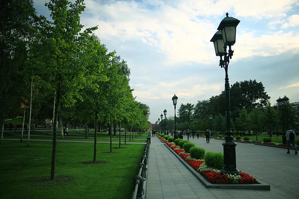 Parque da cidade paisagem — Fotografia de Stock