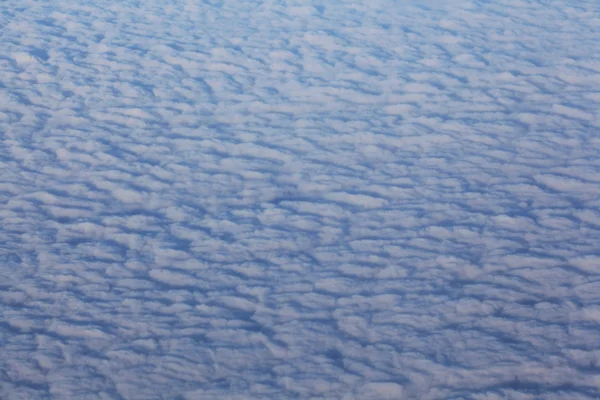 Die Wolken aus der Vogelperspektive — Stockfoto