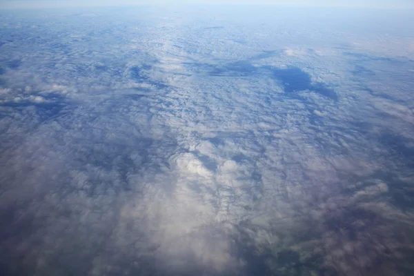 Die Wolken aus der Vogelperspektive — Stockfoto