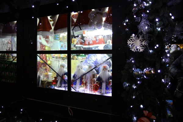 Feria de Navidad noche — Foto de Stock