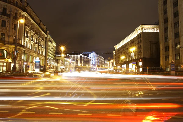 Gece şehir manzarası — Stok fotoğraf