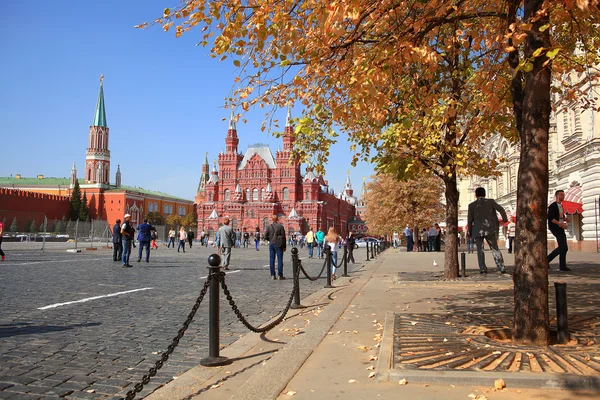 Vista urbana Moscovo rua catedrais — Fotografia de Stock