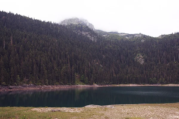 Dağ gölü manzarası — Stok fotoğraf