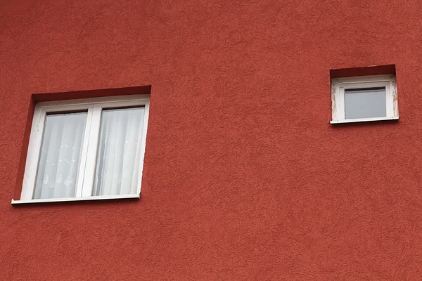 Huis vintage windows — Stockfoto