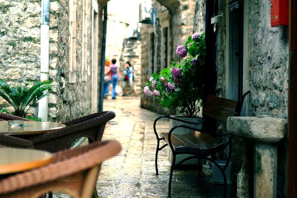 Calçadão ruas da Europa — Fotografia de Stock