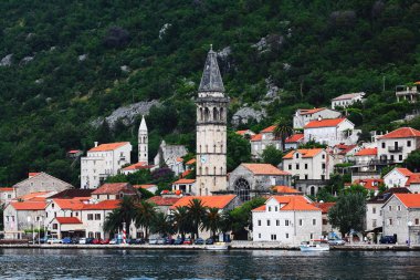 Rovinj, Hırvatistan'ın eski şehir mimarisi.