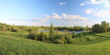 yaz günbatımı manzara