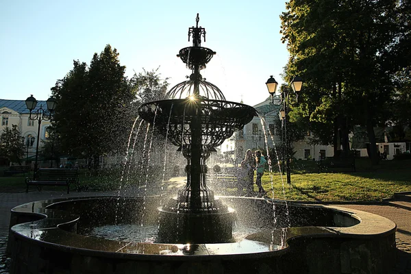 City park fountain — Stock Photo, Image