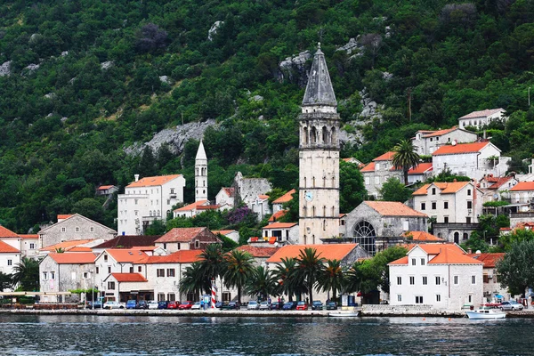 Architectuur van de oude stad van Rovinj, Kroatië. — Stockfoto