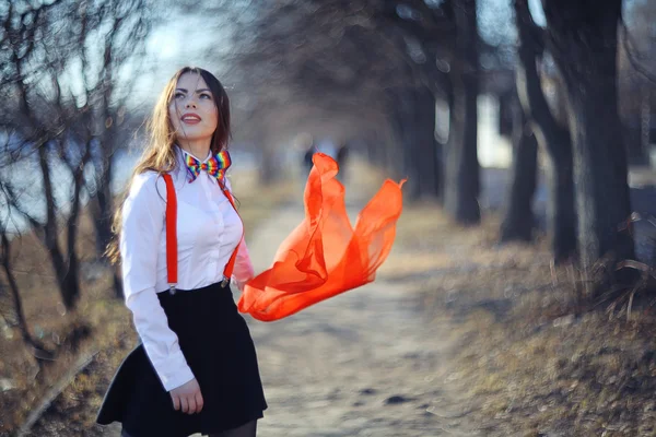 Portrait of a beautiful girl — Stock Photo, Image