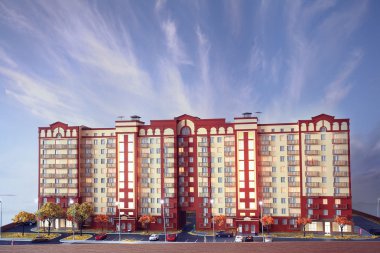 Apartman yerleşimini