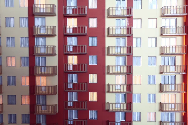 Diseño del edificio de apartamentos — Foto de Stock