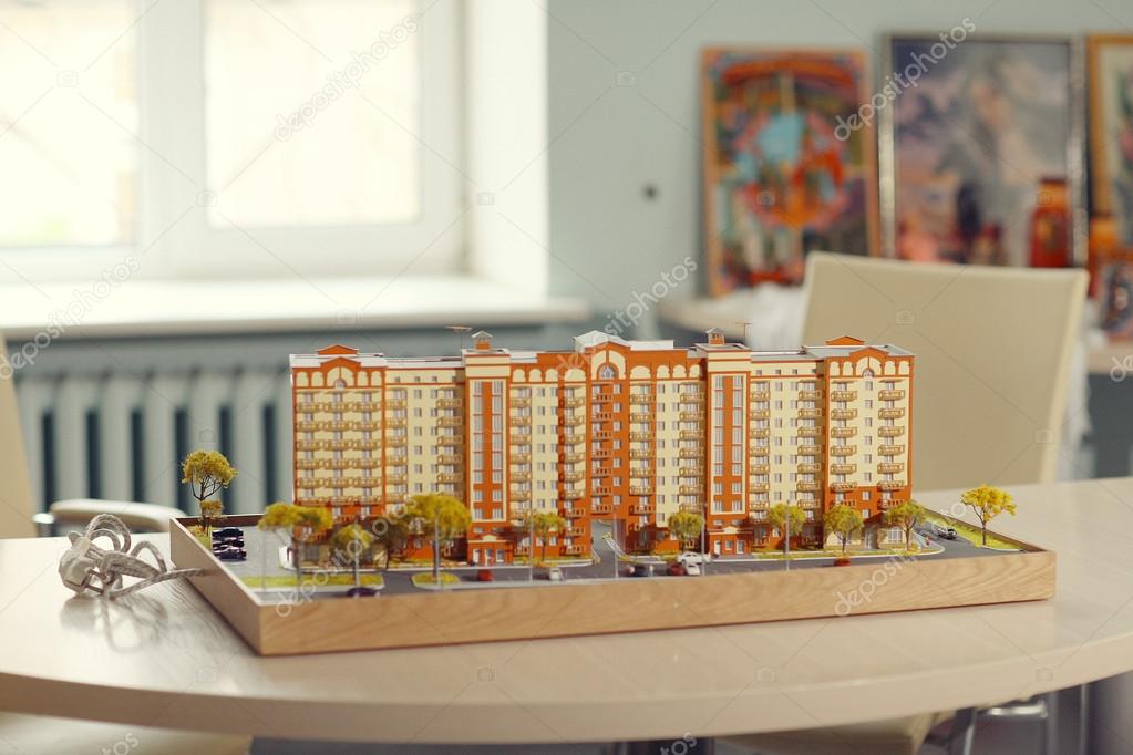 Layout of apartment building