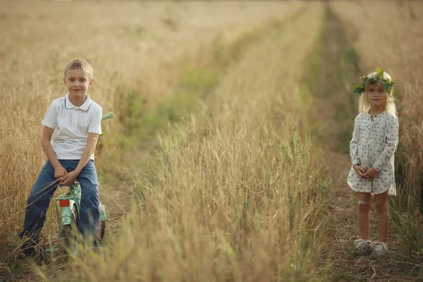 Boy playing with a girl — Stock Photo, Image