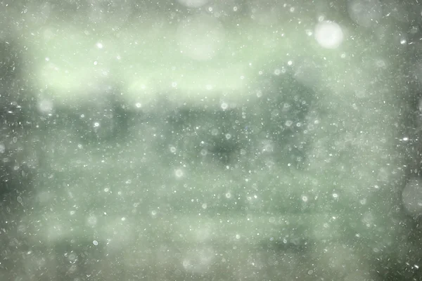 Czarno-białe tekstury śniegu bokeh — Zdjęcie stockowe