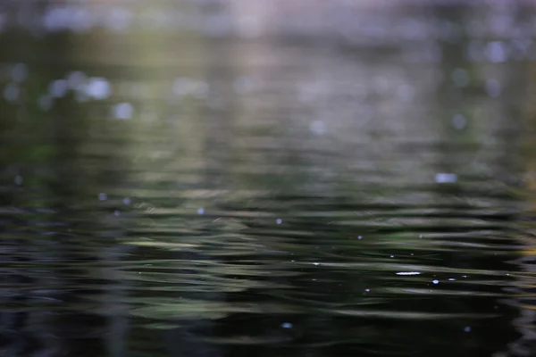 Struttura di un'acqua scura di autunno nel fiume — Foto Stock